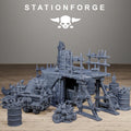 Orkaz Mine - Resin Terrain and Scatter Terrain Set for Sci-Fi Wargaming - StationForge - Sigmarite Boutique