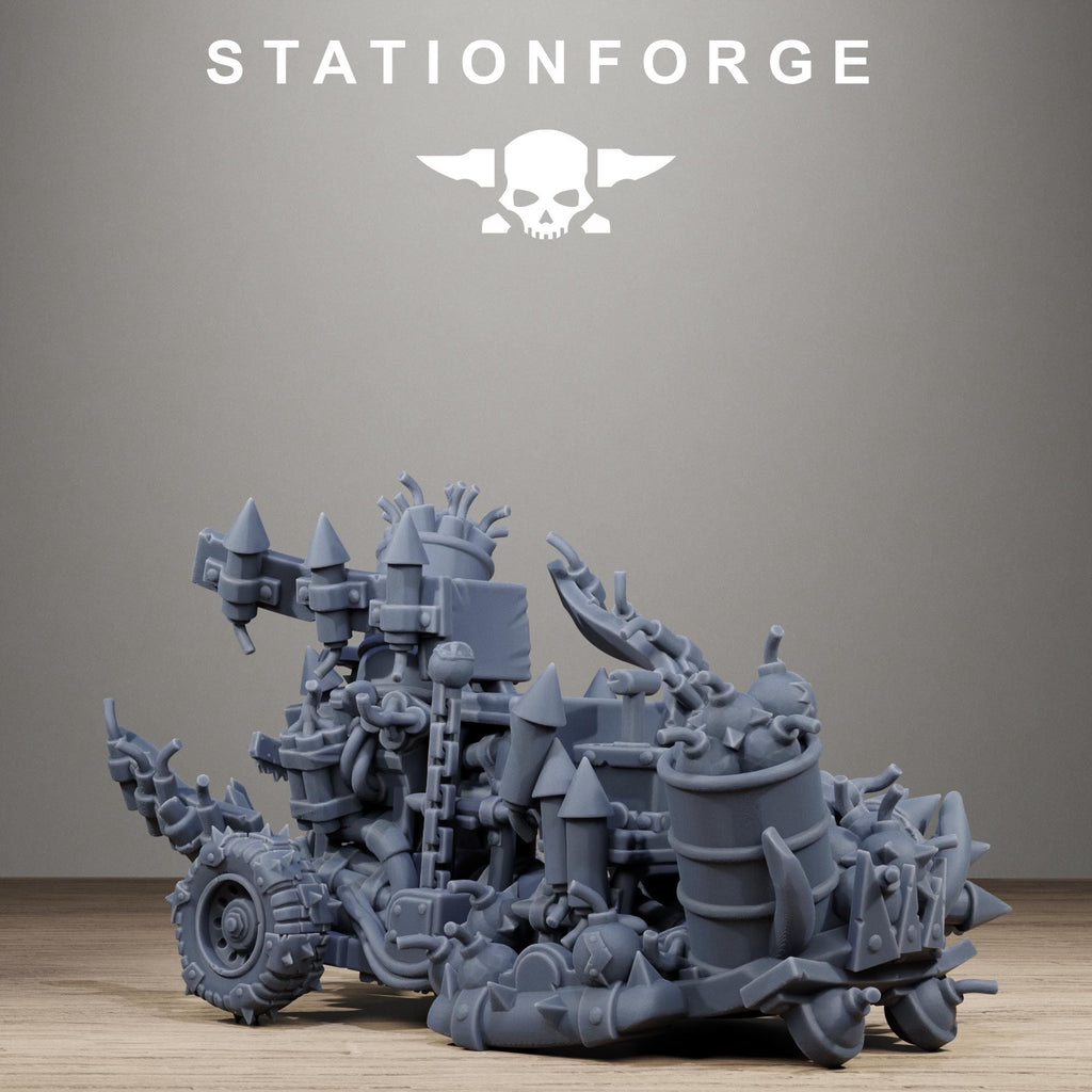 Orkaz Mine - Resin Terrain and Scatter Terrain Set for Sci-Fi Wargaming - StationForge - Sigmarite Boutique
