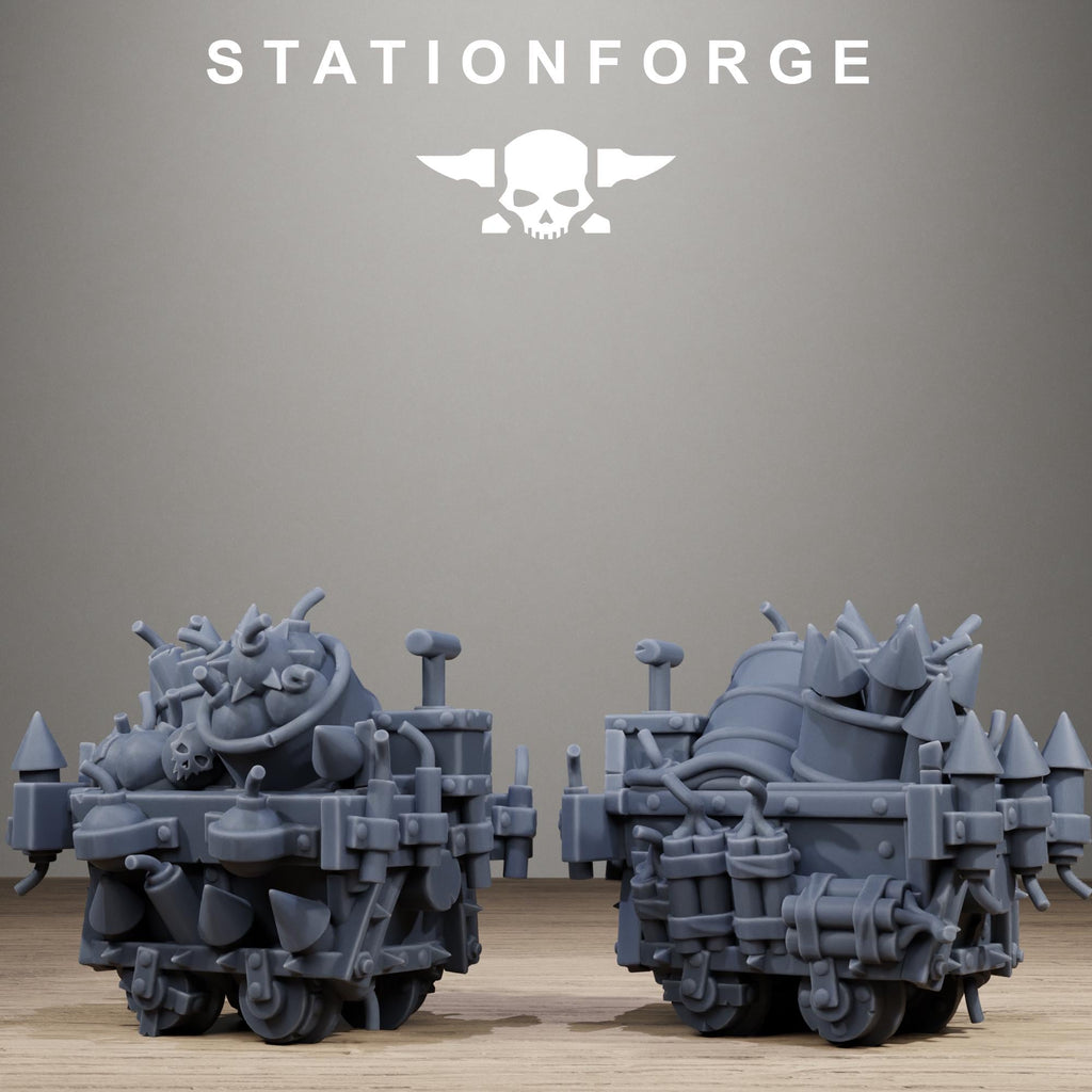 Orkaz Mine - Resin Terrain and Scatter Terrain Set for Sci-Fi Wargaming - StationForge - Sigmarite Boutique