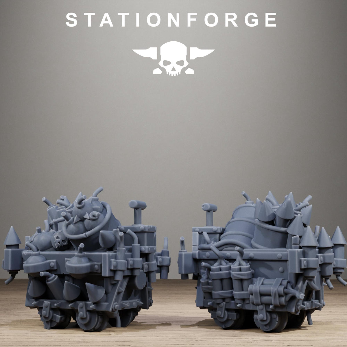 Orkaz Mine - Resin Terrain and Scatter Terrain Set for Sci-Fi Wargaming - StationForge - Sigmarite Boutique