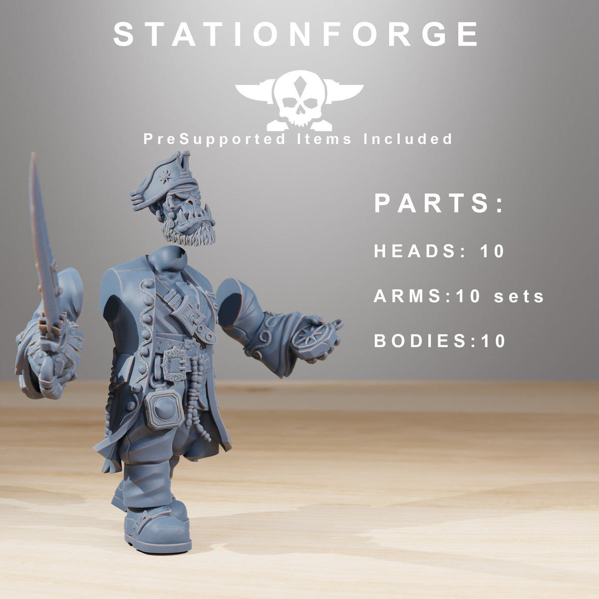 Orkaz Modular Pirates - StationForge - Sigmarite Boutique