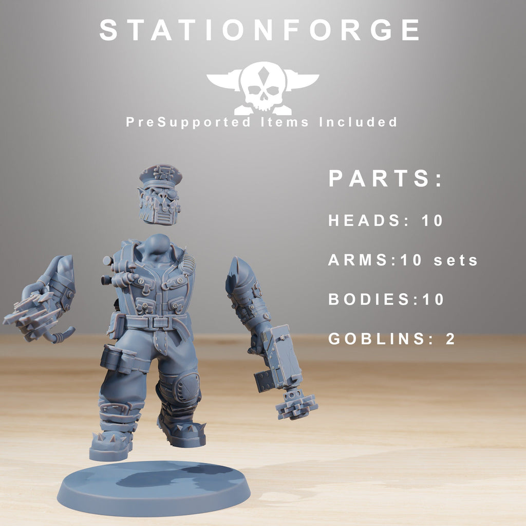 Orkaz Modular Skillers - StationForge - Sigmarite Boutique