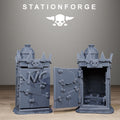 Orkaz Outhouse Resin Scatter Terrain for Sci Fi Wargaming - StationForge - Sigmarite Boutique