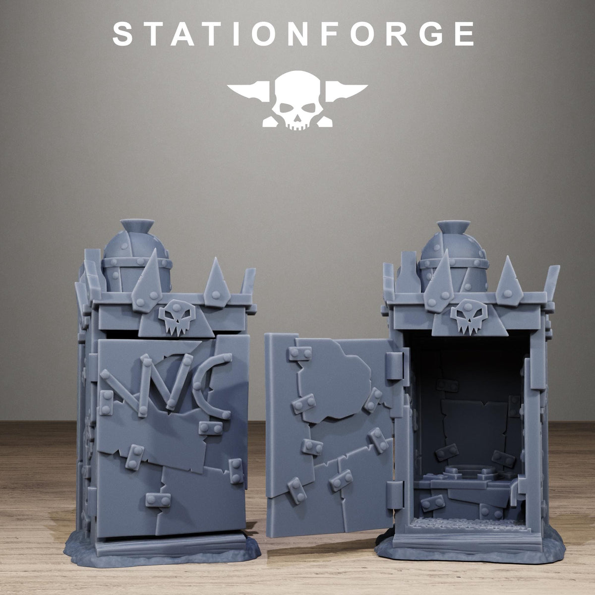 Orkaz Outhouse Resin Scatter Terrain for Sci Fi Wargaming - StationForge - Sigmarite Boutique