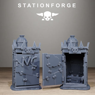 Orkaz Outhouse Resin Scatter Terrain for Sci Fi Wargaming - StationForge - Sigmarite Boutique