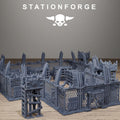 Orkaz Prison - Modular Resin Prison Complex Terrain for Sci-Fi Wargaming - StationForge - Sigmarite Boutique