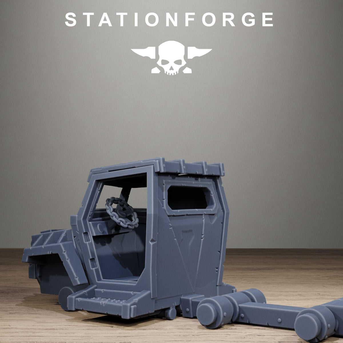 Orkaz Repair Bay - Resin Garage Terrain for Sci Fi Wargaming - StationForge - Sigmarite Boutique