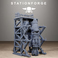Orkaz Rocket - Sci-Fi Resin Terrain Kit - StationForge - Sigmarite Boutique