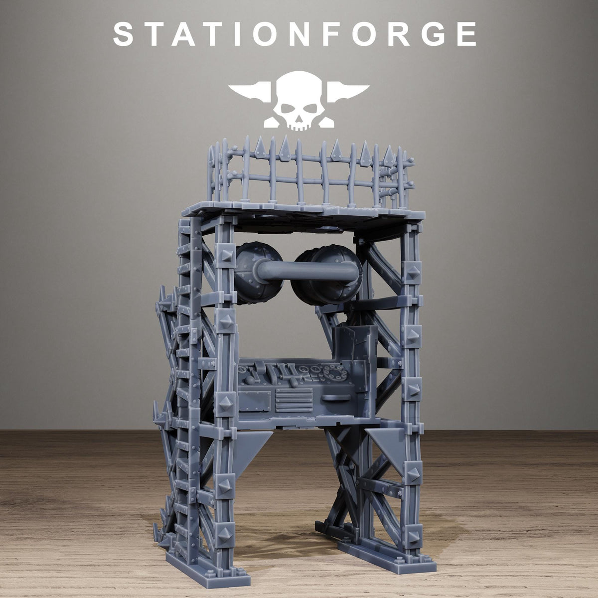 Orkaz Rocket - Sci-Fi Resin Terrain Kit - StationForge - Sigmarite Boutique