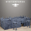 Orkaz Scrap Fort - Multi-Level Resin Battlefield Terrain - StationForge - Sigmarite Boutique