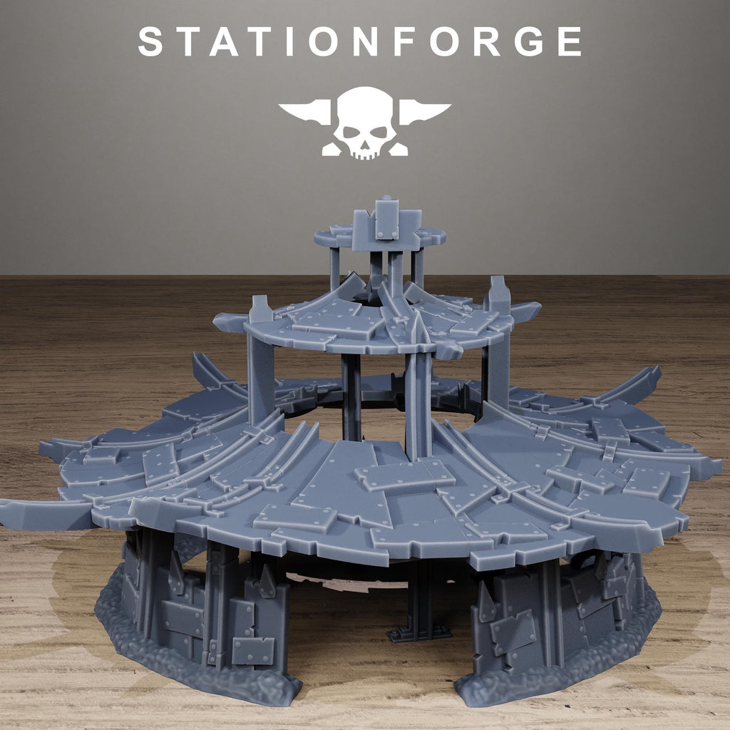 Orkaz War Camp Tent Resin Terrain for Sci Fi Wargaming - StationForge - Sigmarite Boutique