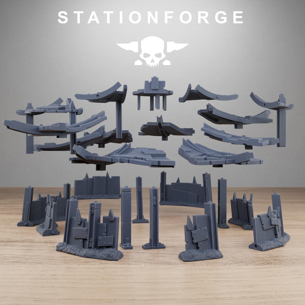 Orkaz War Camp Tent Resin Terrain for Sci Fi Wargaming - StationForge - Sigmarite Boutique