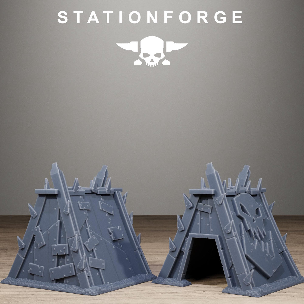 Orkaz War Camp Tents Resin Camp Terrain Set for Sci Fi Wargaming - StationForge - Sigmarite Boutique