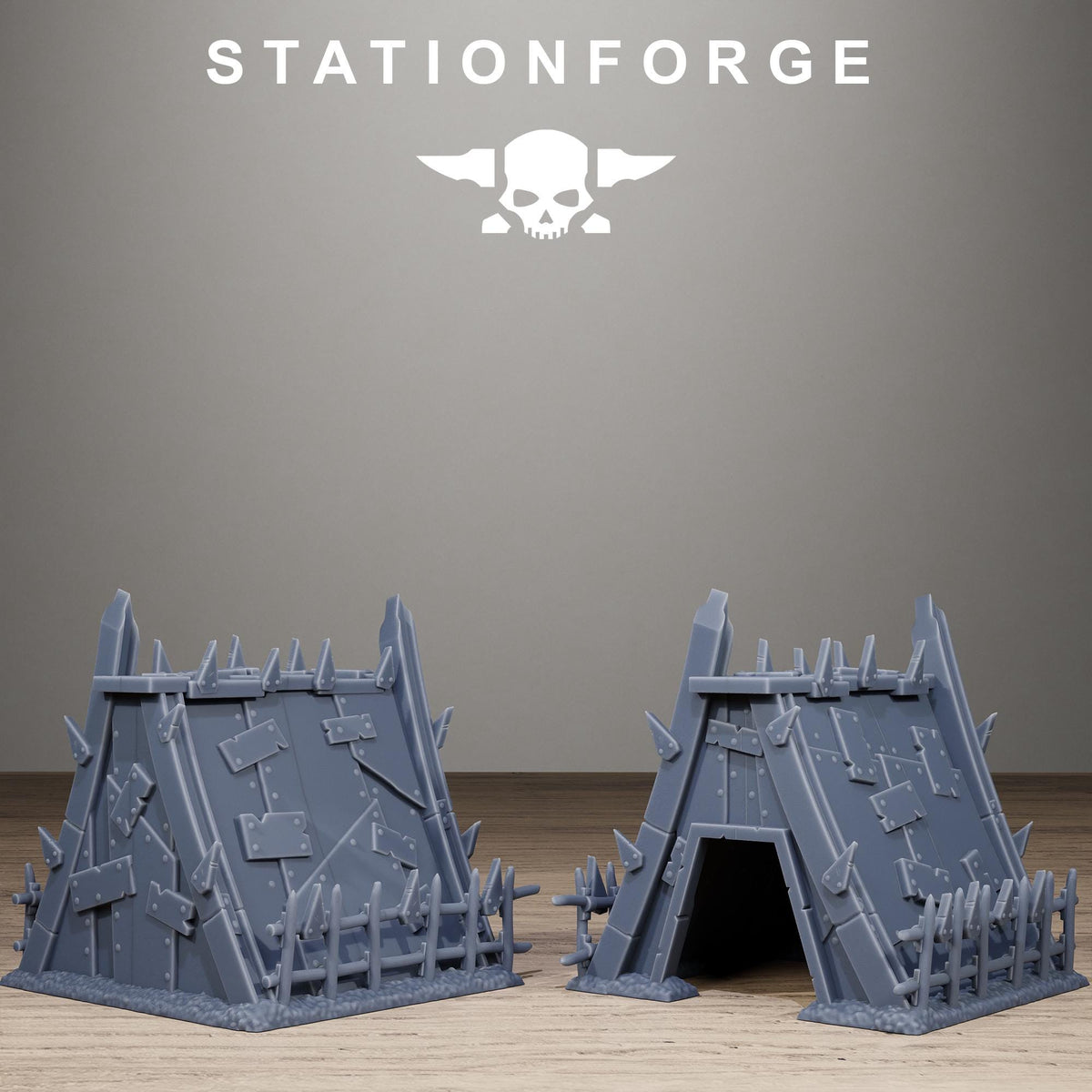 Orkaz War Camp Tents Resin Camp Terrain Set for Sci Fi Wargaming - StationForge - Sigmarite Boutique