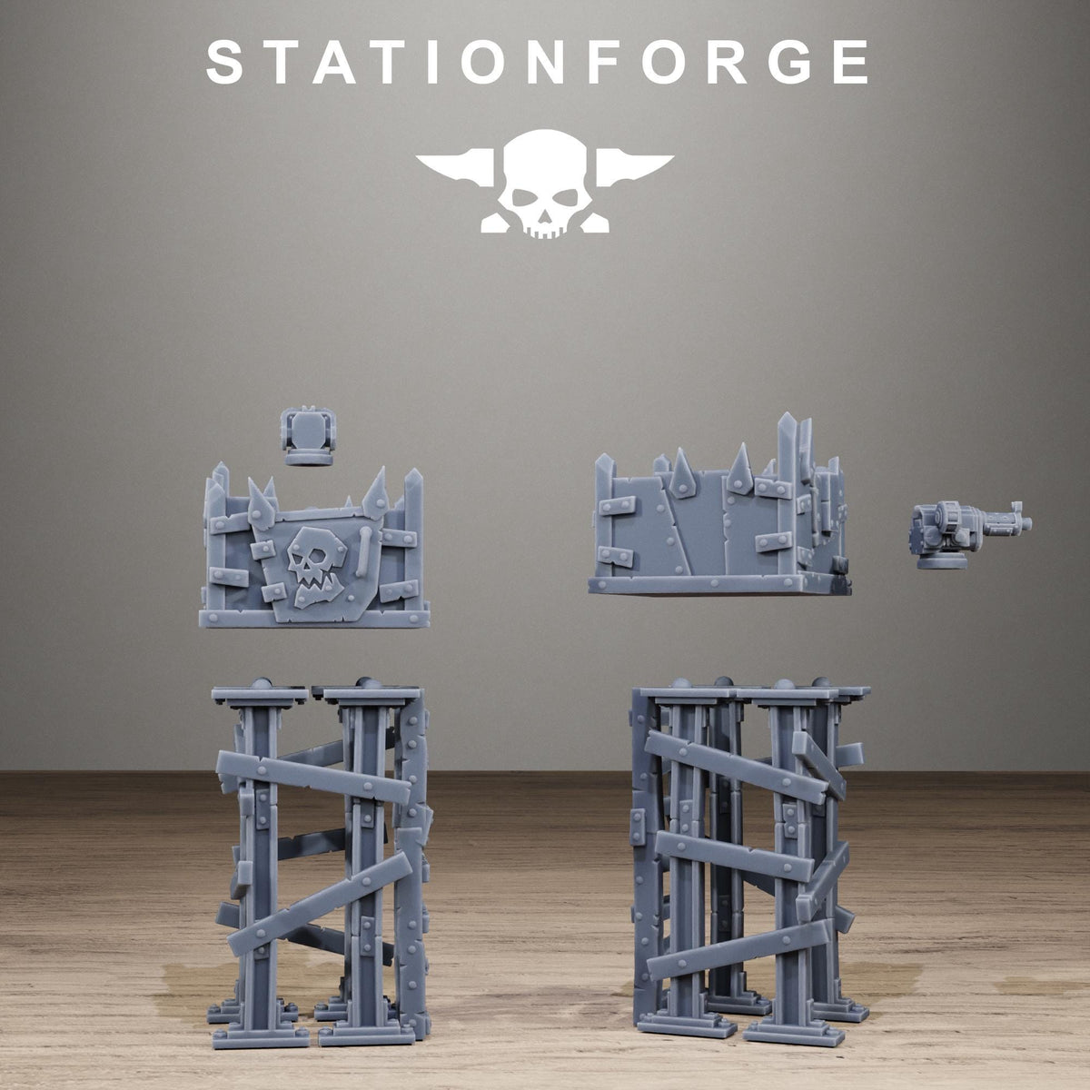 Orkaz Watchtower Resin Terrain for Sci-Fi Wargaming - StationForge - Sigmarite Boutique