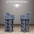 Orkaz Watchtower Resin Terrain for Sci-Fi Wargaming - StationForge - Sigmarite Boutique