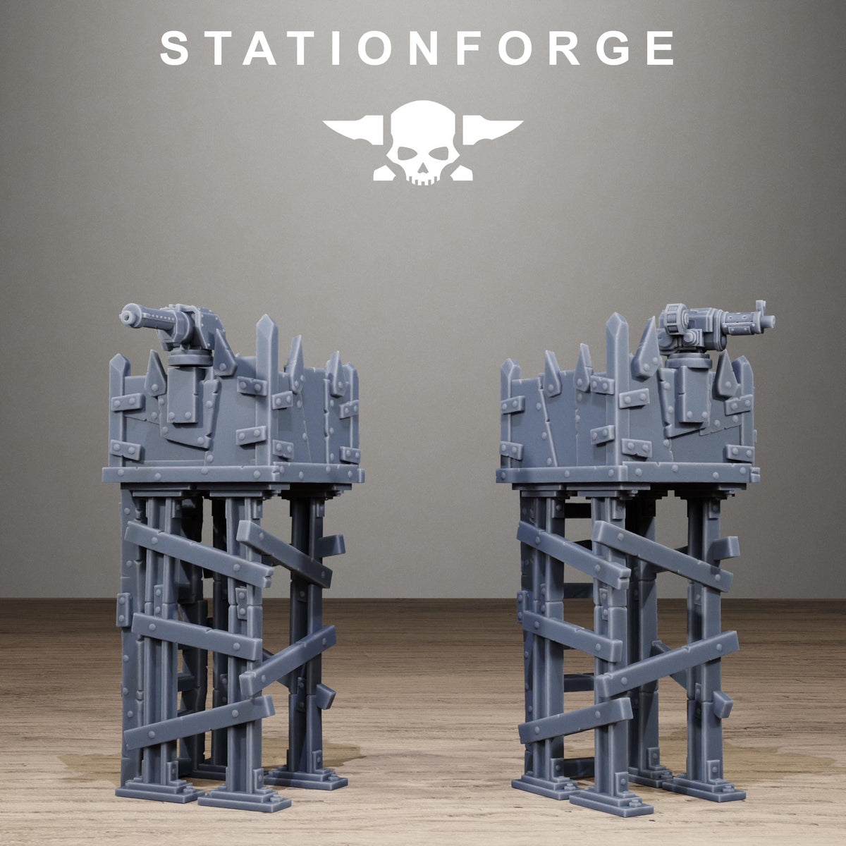 Orkaz Watchtower Resin Terrain for Sci-Fi Wargaming - StationForge - Sigmarite Boutique