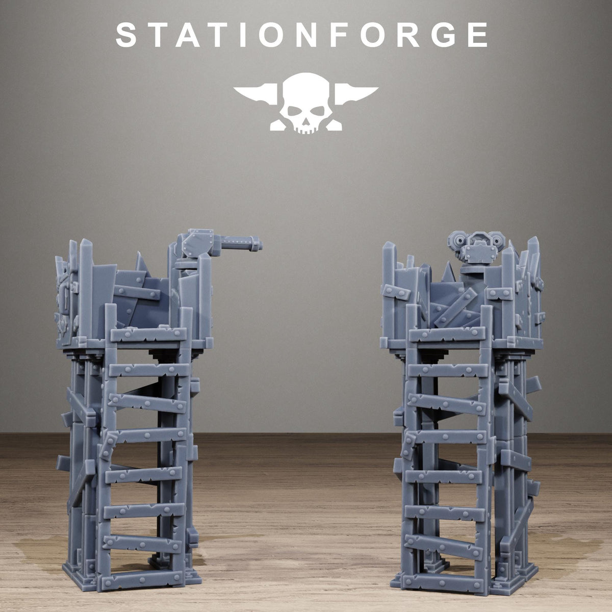 Orkaz Watchtower Resin Terrain for Sci-Fi Wargaming - StationForge - Sigmarite Boutique