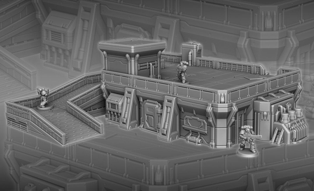 Outpost 21 - Forbidden Prints - 3D Printed Sci-Fi Terrain - Sigmarite Boutique
