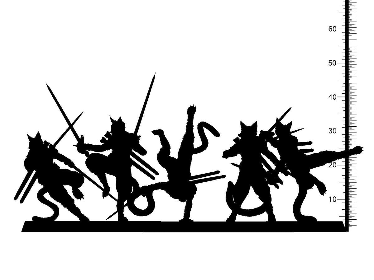 Pangcat Lancers - Kingdom of Felinaria - Clay Cyanide - Sigmarite Boutique