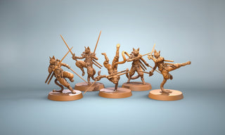 Pangcat Lancers - Kingdom of Felinaria - Clay Cyanide - Sigmarite Boutique