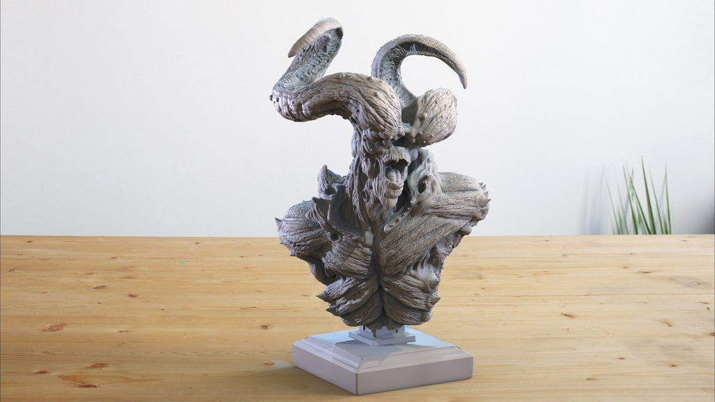 Pazuzu Bust - Wrath of God - Clay Cyanide - Sigmarite Boutique