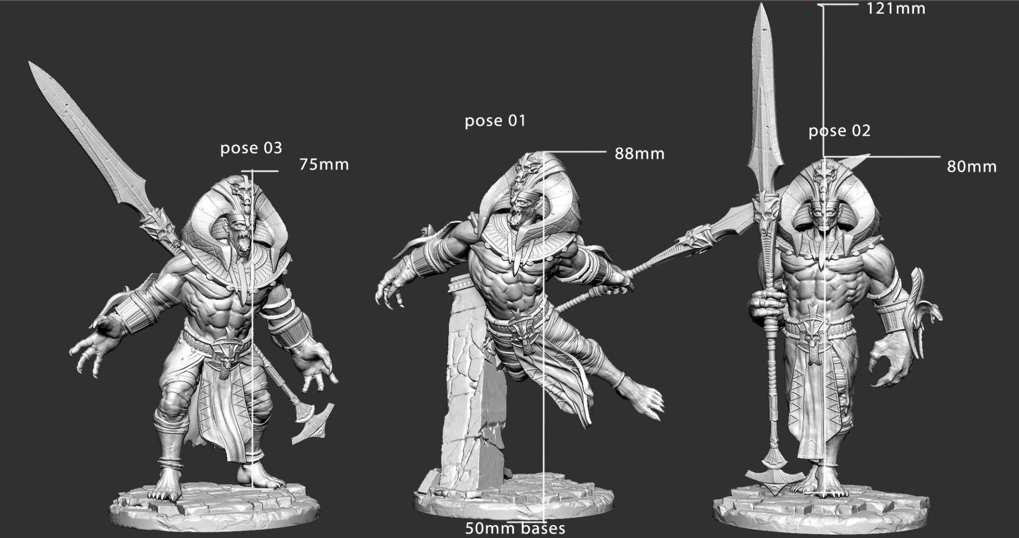 Pharaoh Brutes - Wrath of Apophis - Mini Monster Mayhem - Sigmarite Boutique