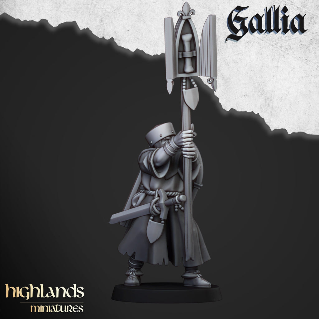 Pilgrims and Reliquary - Gallia - Highlands Miniatures - Sigmarite Boutique