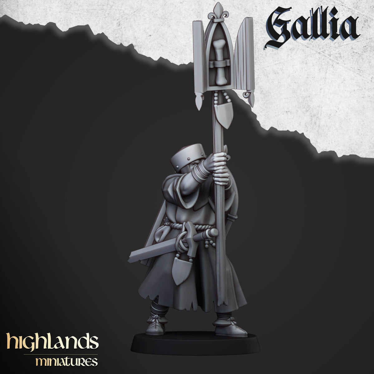 Pilgrims and Reliquary - Gallia - Highlands Miniatures - Sigmarite Boutique