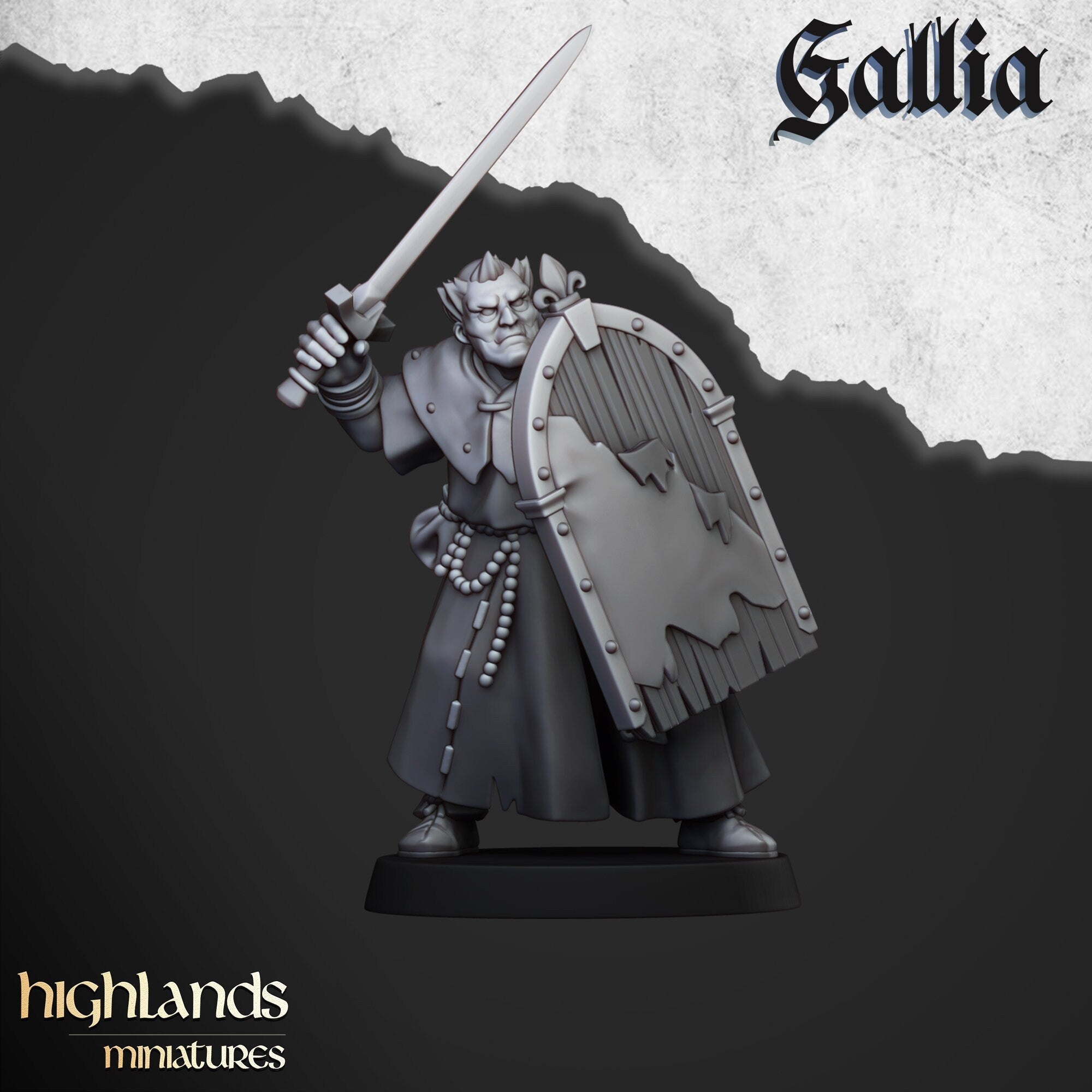 Pilgrims and Reliquary - Gallia - Highlands Miniatures - Sigmarite Boutique