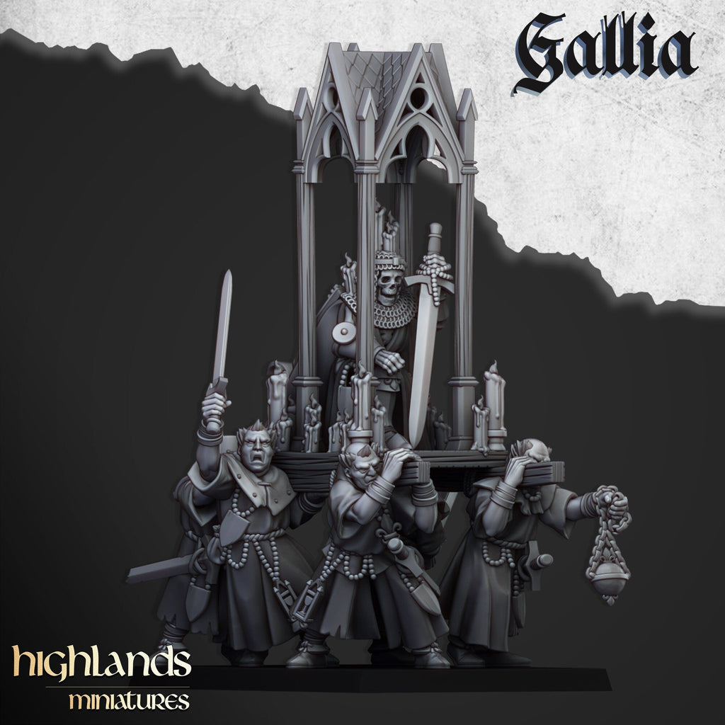 Pilgrims and Reliquary - Gallia - Highlands Miniatures - Sigmarite Boutique