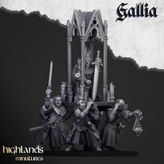 Pilgrims and Reliquary - Gallia - Highlands Miniatures - Sigmarite Boutique