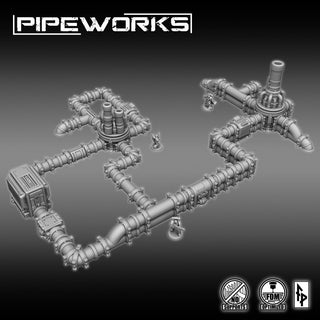 Pipeworks - Forbidden Prints - 3D Printed Sci-Fi Terrain - Sigmarite Boutique