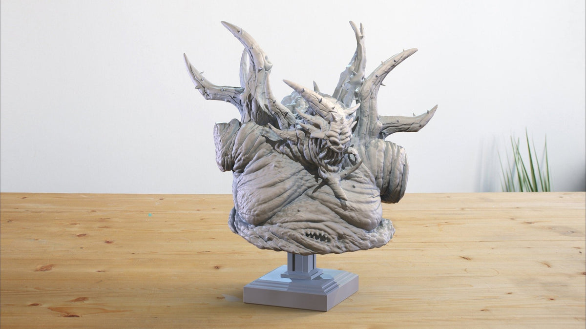 Plague Golem Bust - Wrath of God - Clay Cyanide - Sigmarite Boutique
