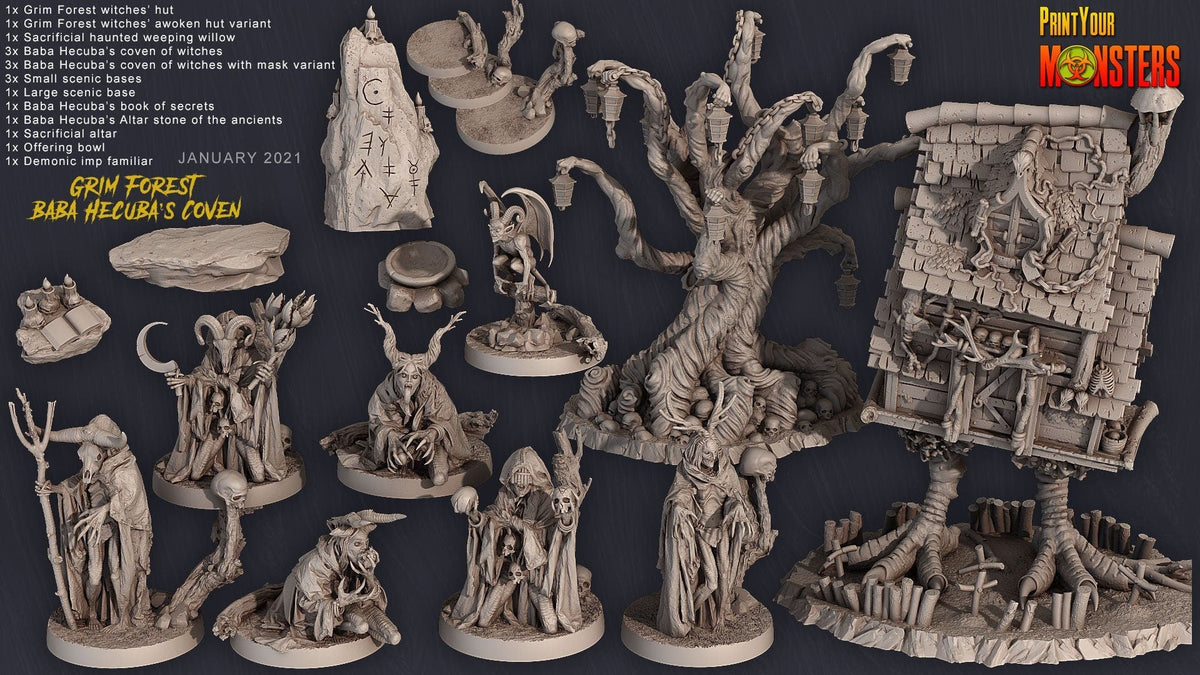 Print Your Monsters - Baba Hecuba's Coven - Sigmarite Boutique