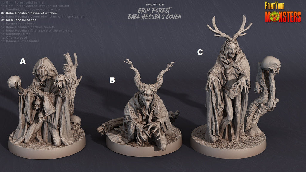Print Your Monsters - Baba Hecuba's Coven - Sigmarite Boutique