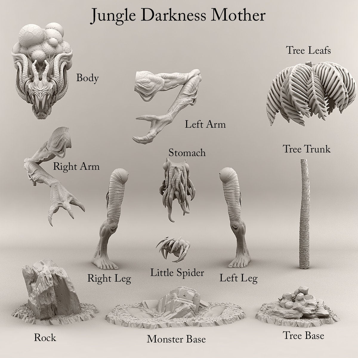 Print Your Monsters - Jungle Monsters and Terrain - Sigmarite Boutique