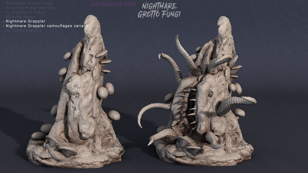Print Your Monsters - Nightmare Grotto Fungus - Sigmarite Boutique