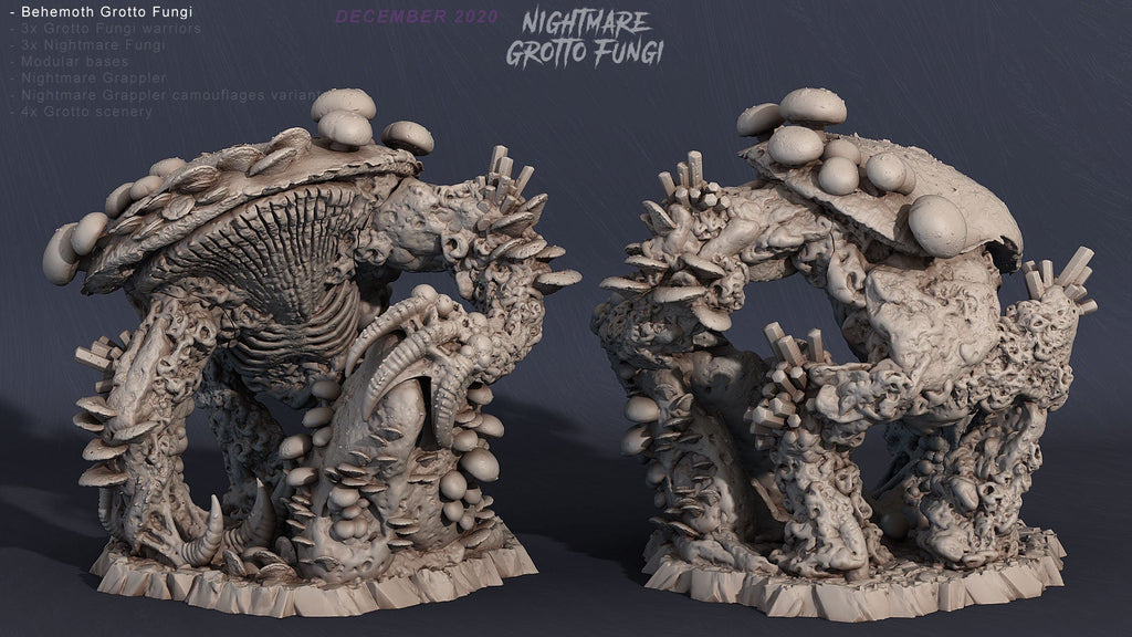 Print Your Monsters - Nightmare Grotto Fungus - Sigmarite Boutique