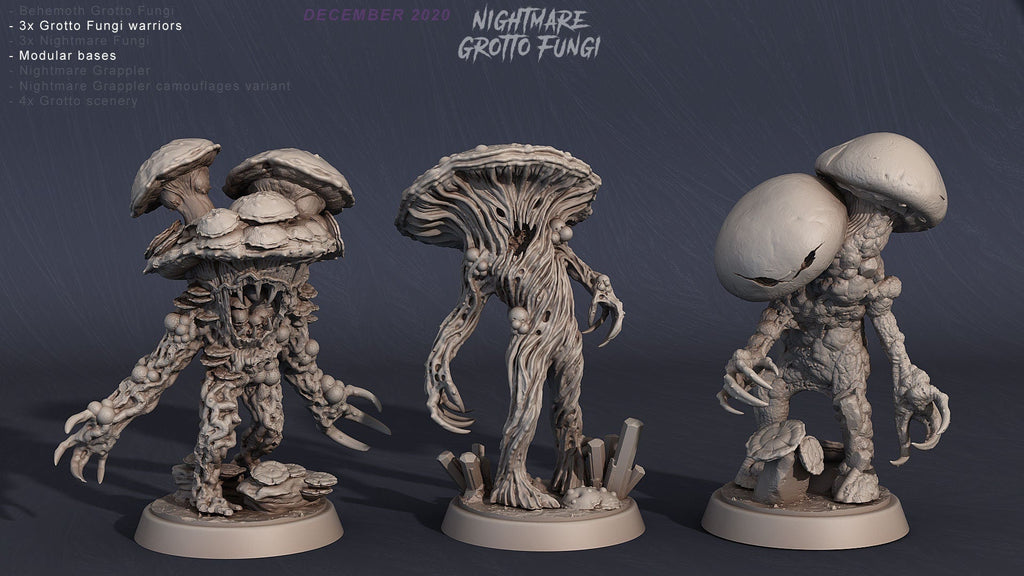 Print Your Monsters - Nightmare Grotto Fungus - Sigmarite Boutique