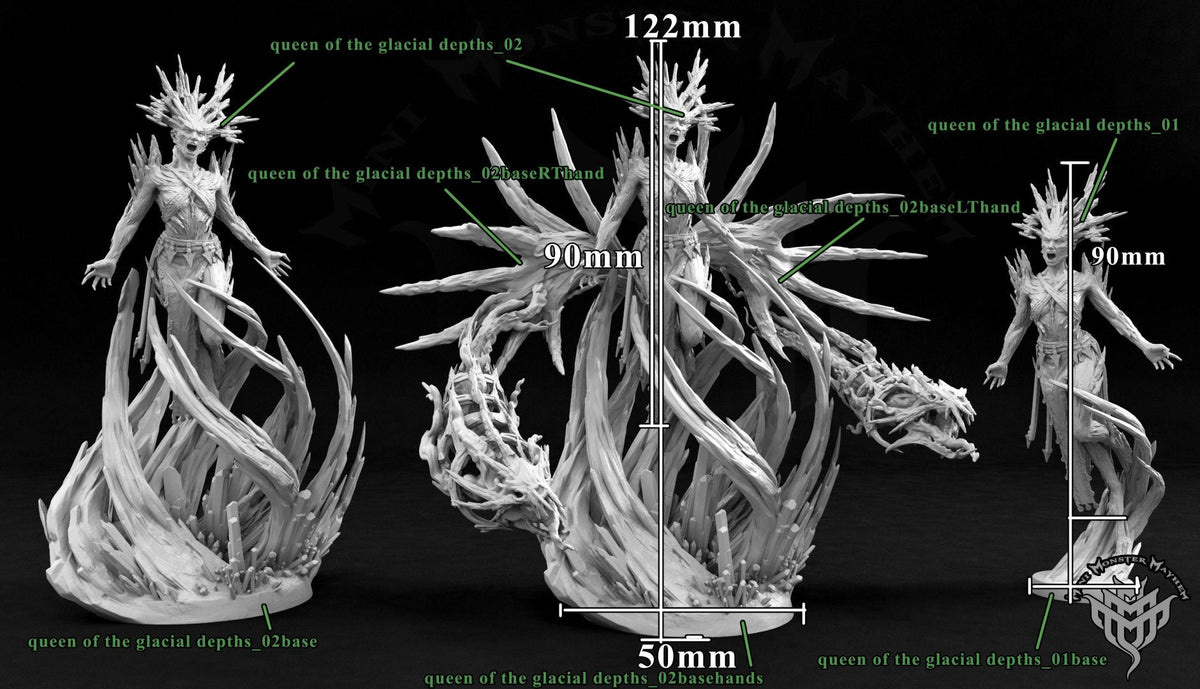 Queen of the Glacial Depths - Glacial Depths - Mini Monster Mayhem - Sigmarite Boutique