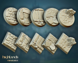 Questing Knight Bases - Highland Miniatures - Sigmarite Boutique