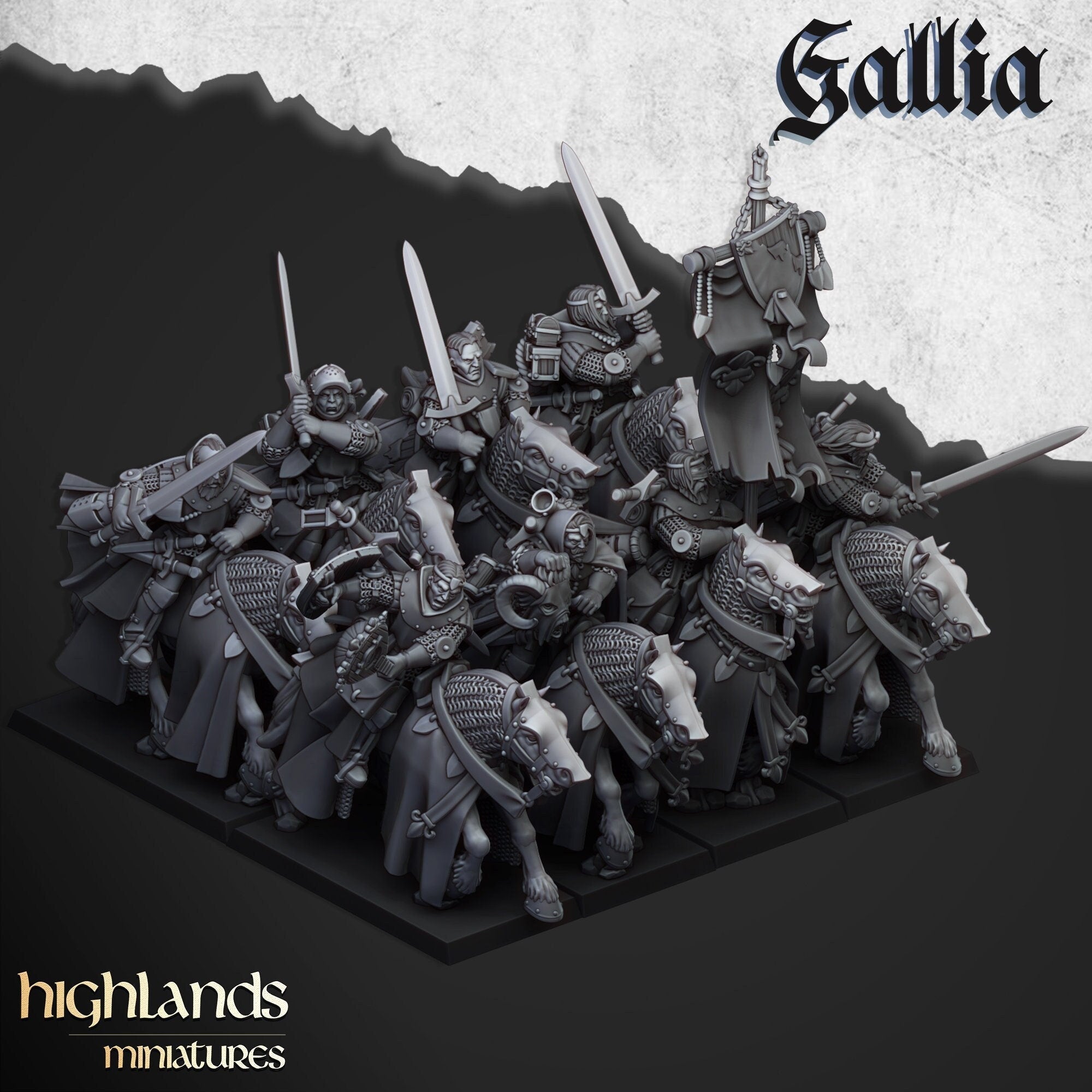 Questing Knights - Gallia - Highlands Miniatures - Sigmarite Boutique