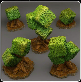 Red Queen's Trees - Fantastic Plants and Rocks - Print Your Monsters - Sigmarite Boutique