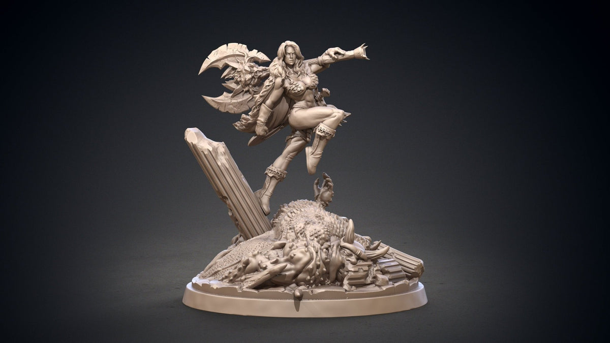 Red Sonja - Hyborian Age - Clay Cyanide - Sigmarite Boutique