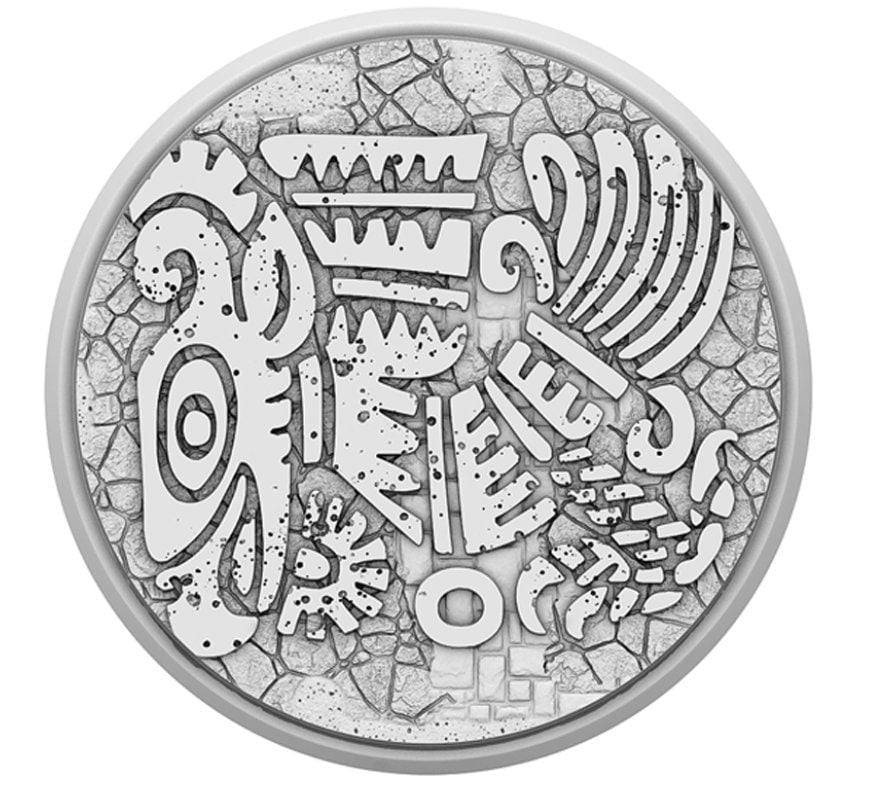 Resin Bases - Aztec - Round - Sigmarite Boutique