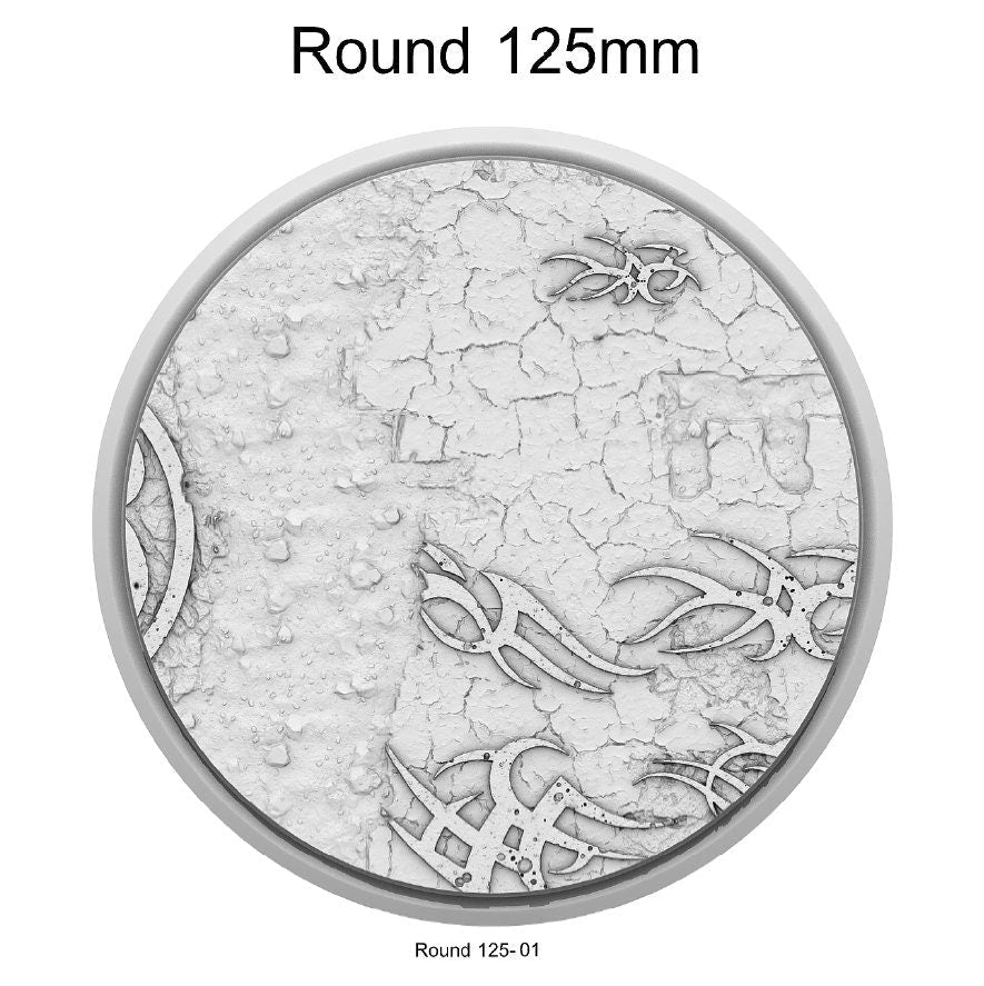 Resin Bases - Dark Elves - Round - Sigmarite Boutique