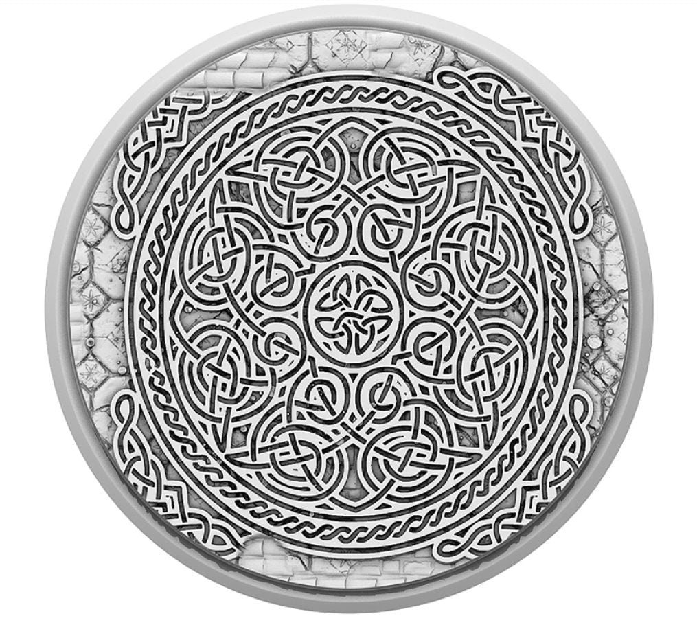 Resin Bases - Dwarf - Round - Sigmarite Boutique