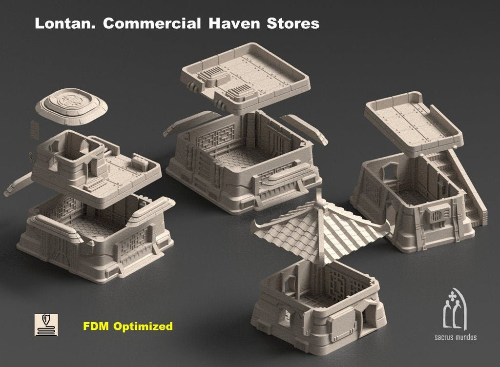 Retail Stores - Lontan, the Commercial Haven - Sacrus Mundus Designs - Sigmarite Boutique