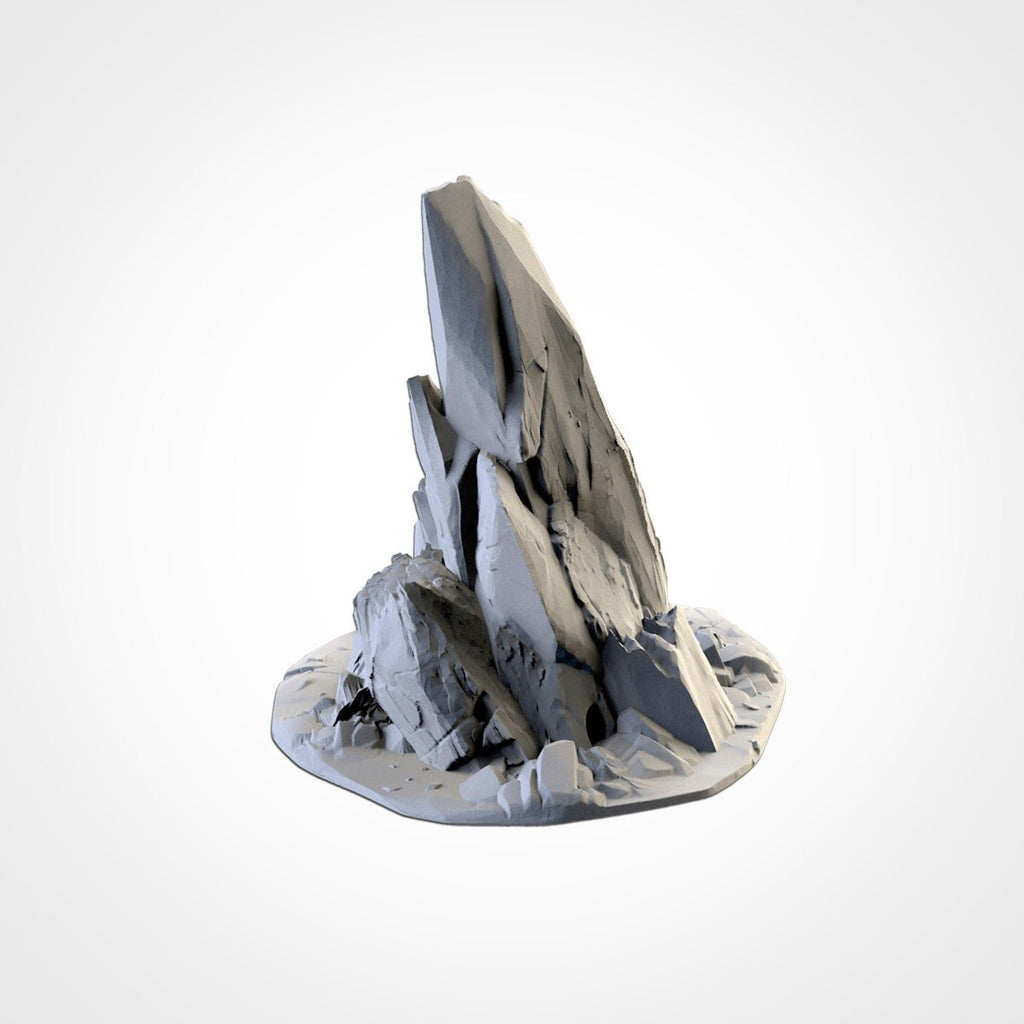 Rocky Terrain - Scifi Terrain - 3D Printed PLA Plastic - Sigmarite Boutique